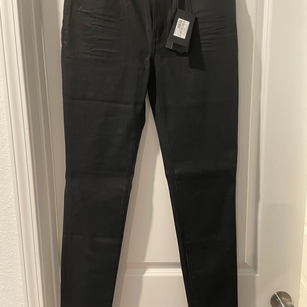 YSL Saint Laurent Skinny Black Jeans, NWT